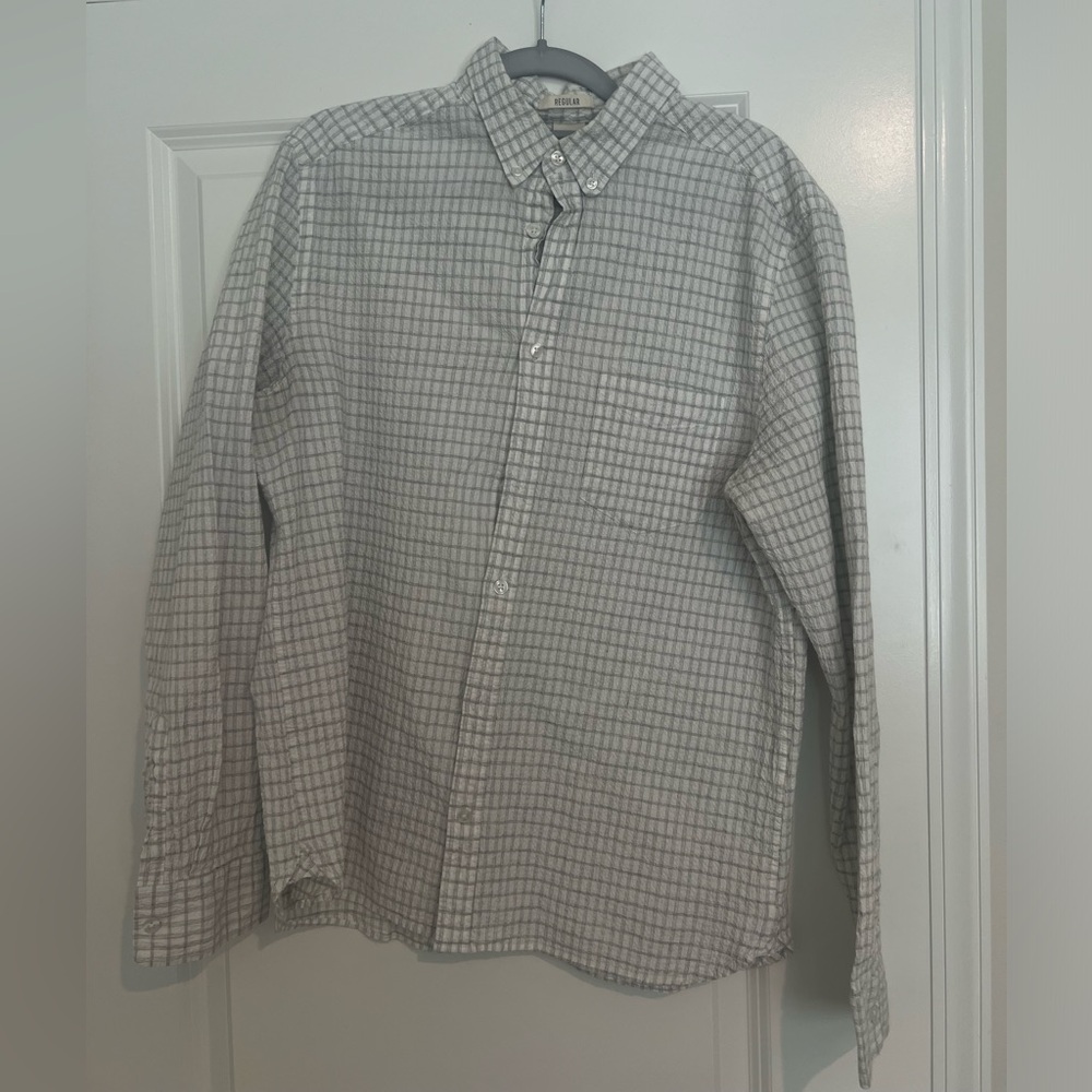 White and Grey Shirt